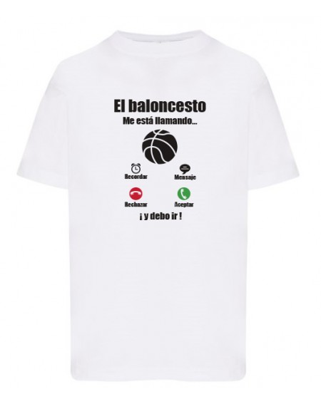 Camiseta - El baloncesto me está llamando ¡y debo ir!